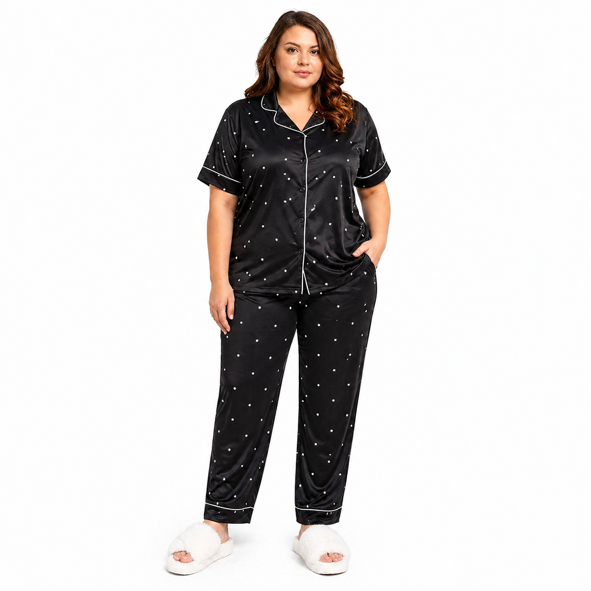 White dots woman Pajama